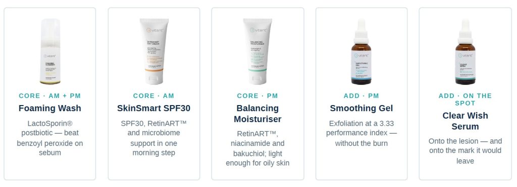 5 vitant skincare acne aug 2026
