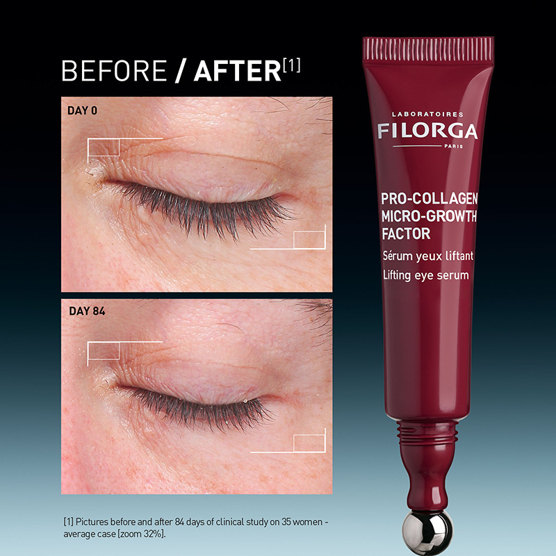 12 eye serum filorga pro collagen growth factor launch oct 2026